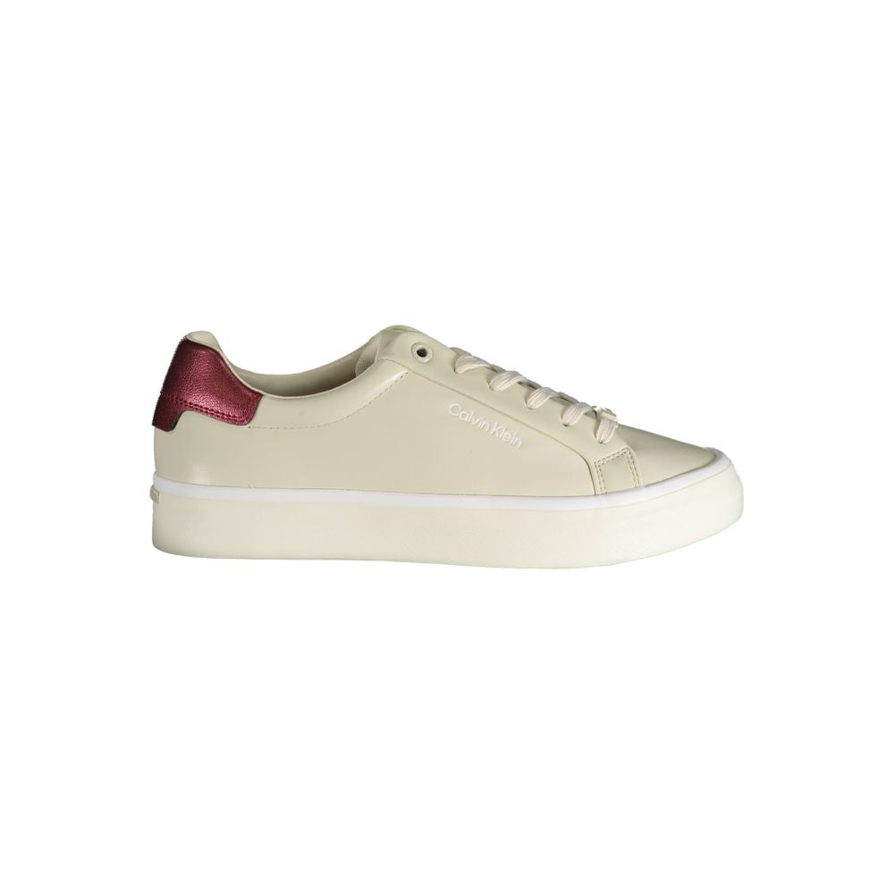Calvin Klein Beige Polyester Sneaker $271.00 Calvin Klein Luzworld
