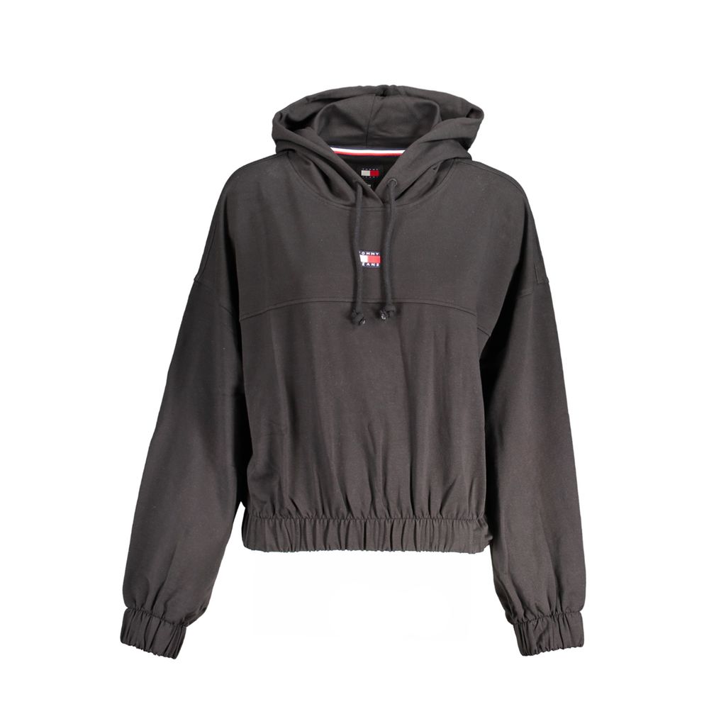 Tommy Hilfiger Black Cotton Women Sweater $234.00 Tommy Hilfiger Luzworld