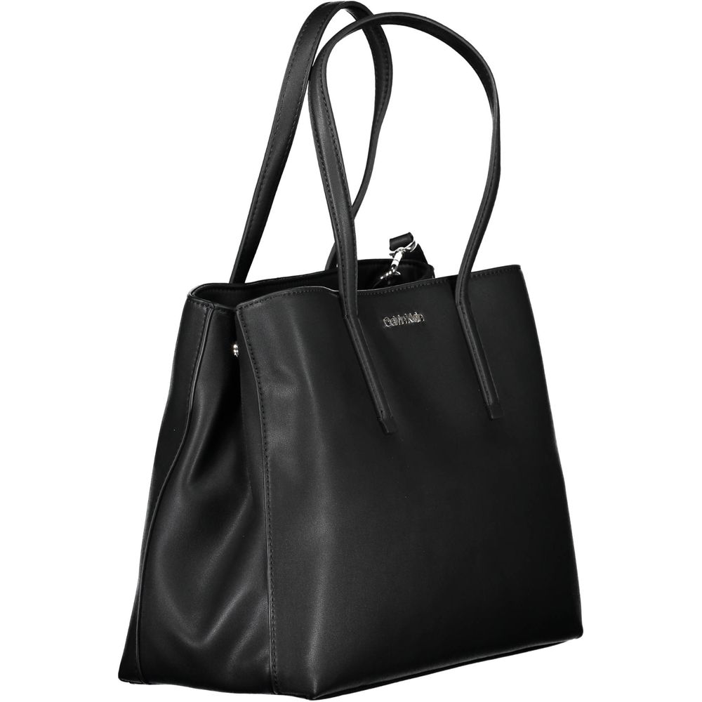 Calvin Klein Black Polyester Women Handbag $548.00 Calvin Klein Luzworld