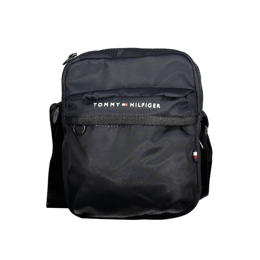 Tommy Hilfiger Blue Polyester Men Shoulder Bag $190.00 Tommy Hilfiger Luzworld