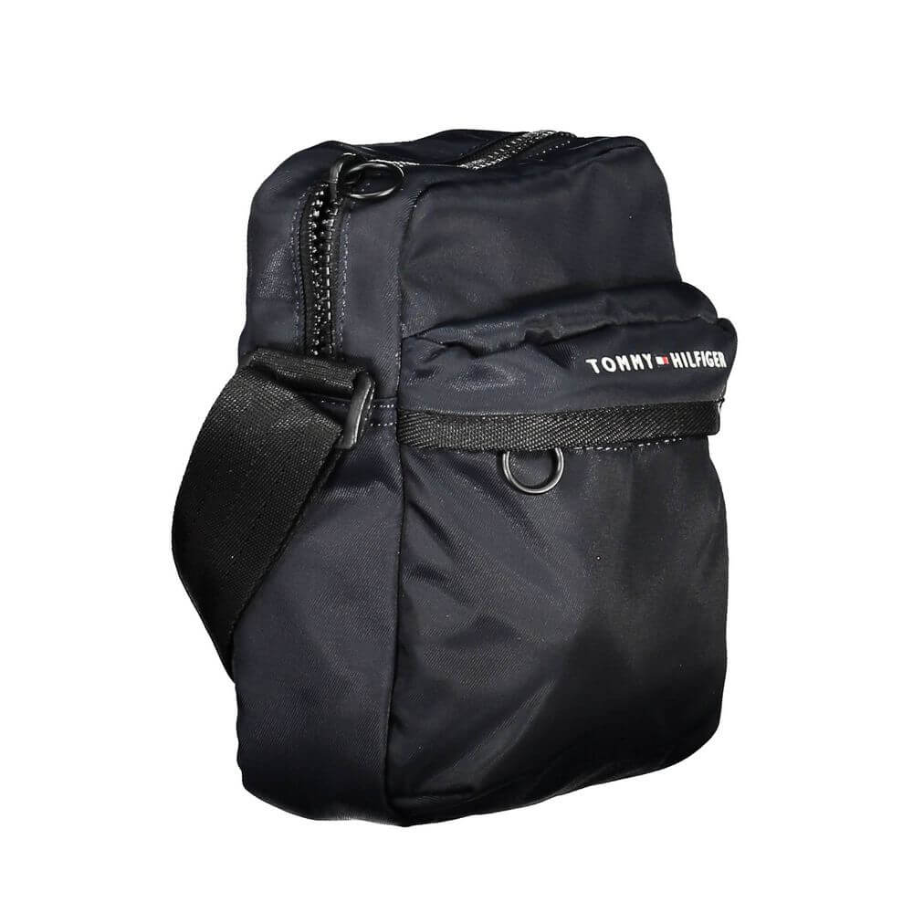 Tommy Hilfiger Blue Polyester Men Shoulder Bag $190.00 Tommy Hilfiger Luzworld