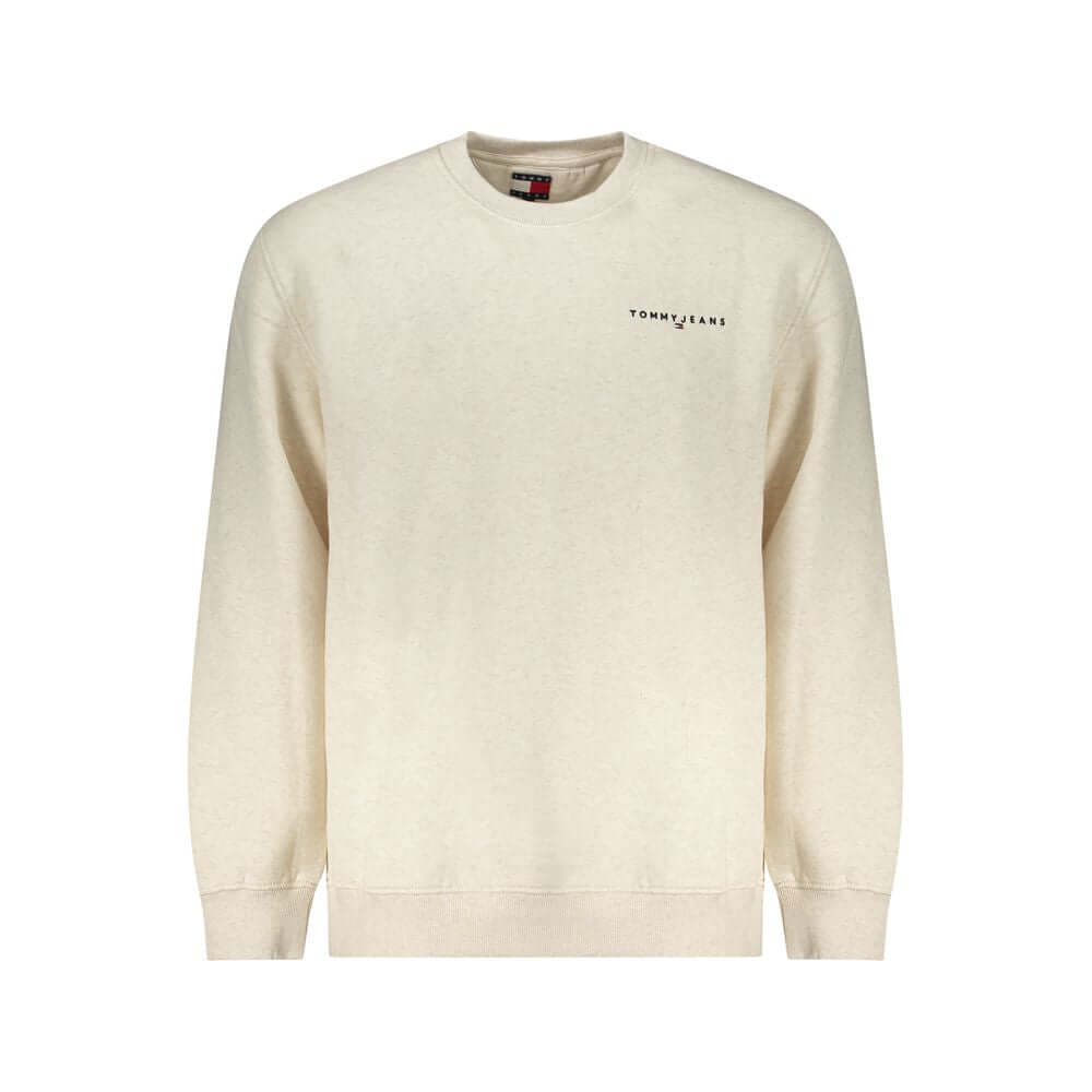 Tommy Hilfiger Beige Cotton Men Sweater $205.00 Tommy Hilfiger Luzworld
