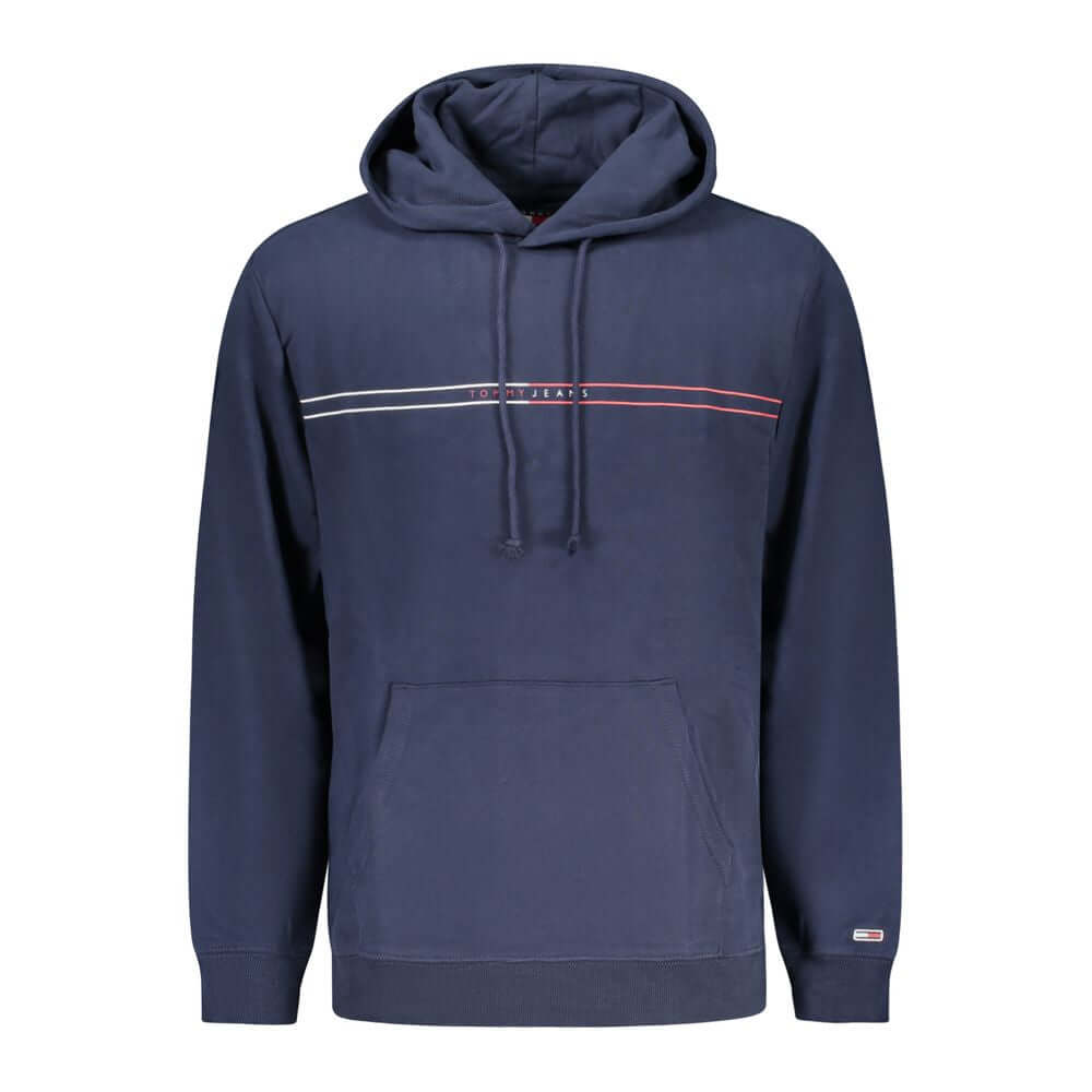 Tommy Hilfiger Blue Cotton Men Sweater $221.00 Tommy Hilfiger Luzworld