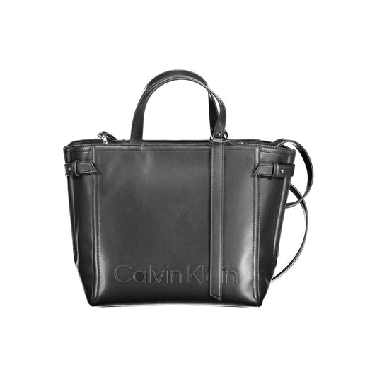 Calvin Klein Black Polyester Women Handbag $605.00 Calvin Klein Luzworld