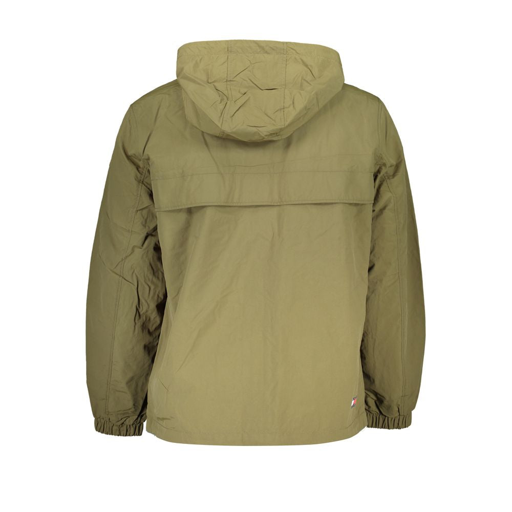 Tommy Hilfiger Green Recycled Nylon Men Jacket $281.00 Tommy Hilfiger Luzworld