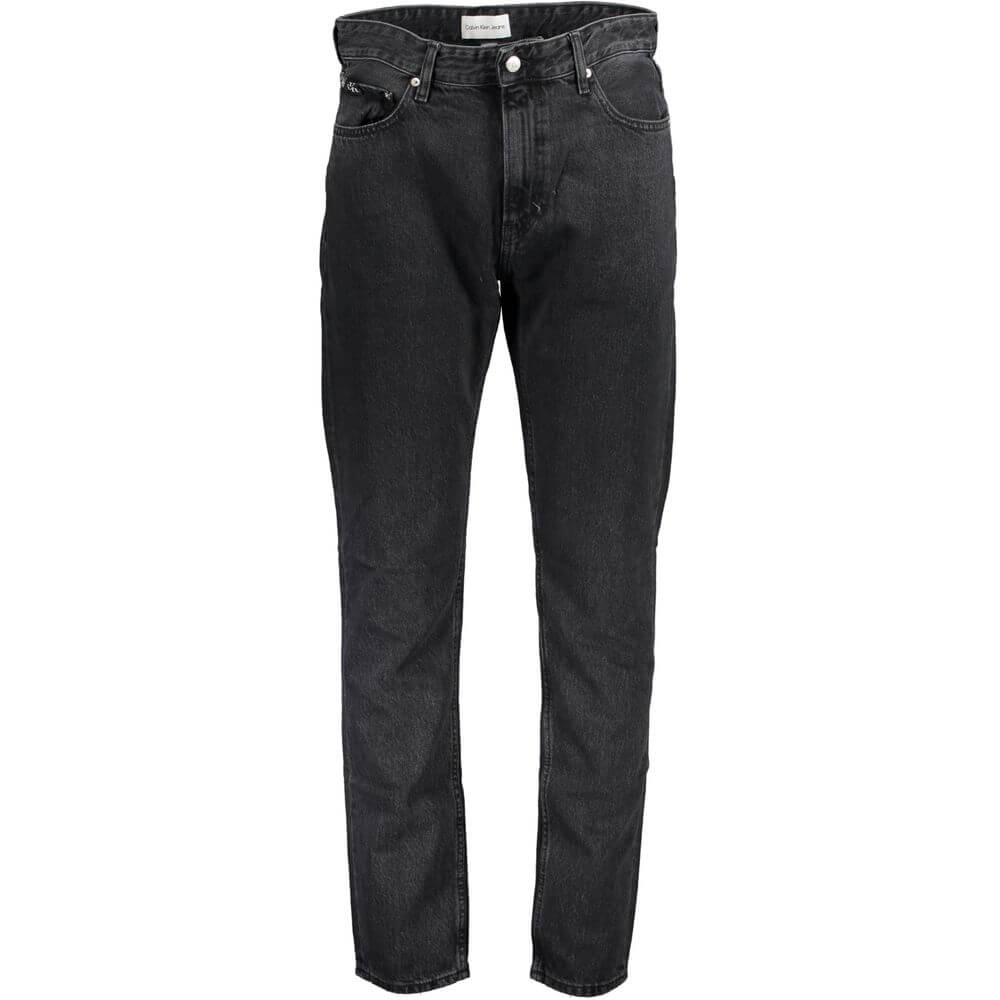 Calvin Klein Black Cotton Men Jeans $265.00 Calvin Klein Luzworld