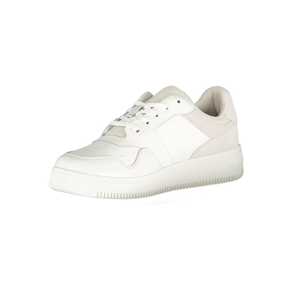 Tommy Hilfiger White Polyester Sneaker $238.00 Tommy Hilfiger Luzworld