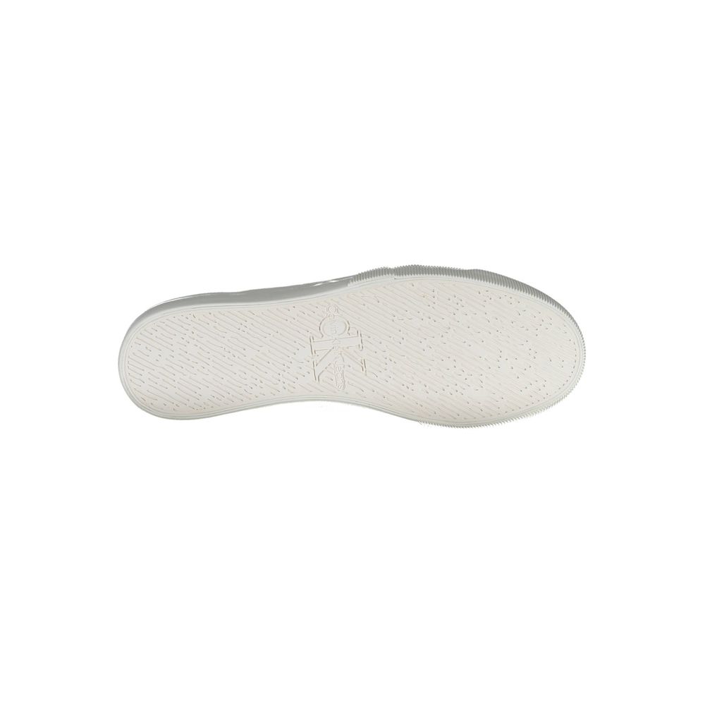 Calvin Klein White Cotton Men Sneaker $240.00 Calvin Klein Luzworld
