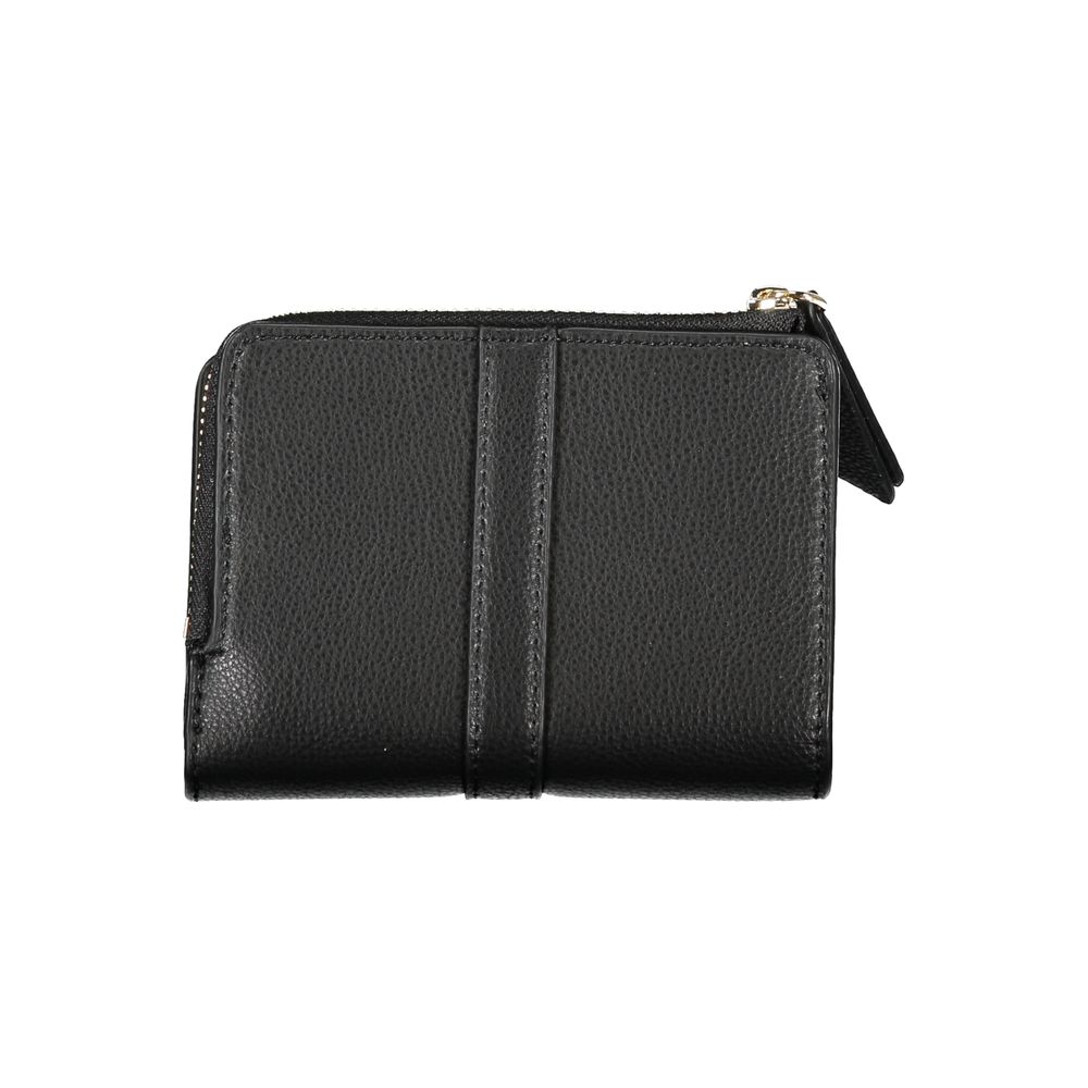 Tommy Hilfiger Sleek Black Zip Wallet with Coin Purse $198.00 Tommy Hilfiger Luzworld