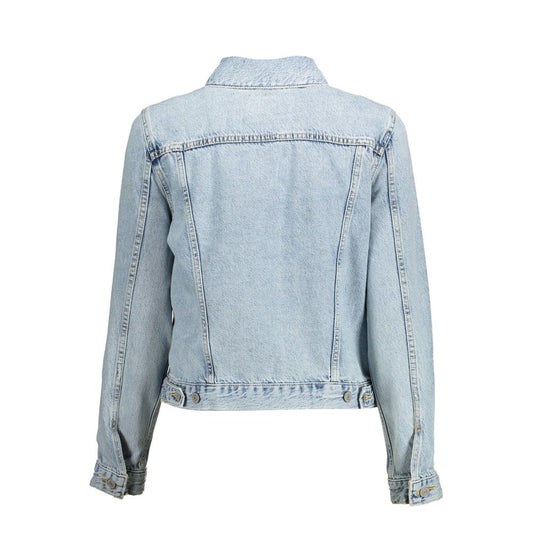 Levi's Light Blue Cotton Women Jacket $272.00 Levi's Luzworld