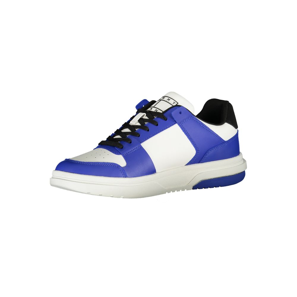 Tommy Hilfiger Blue Polyethylene Men Sneaker $255.00 Tommy Hilfiger Luzworld
