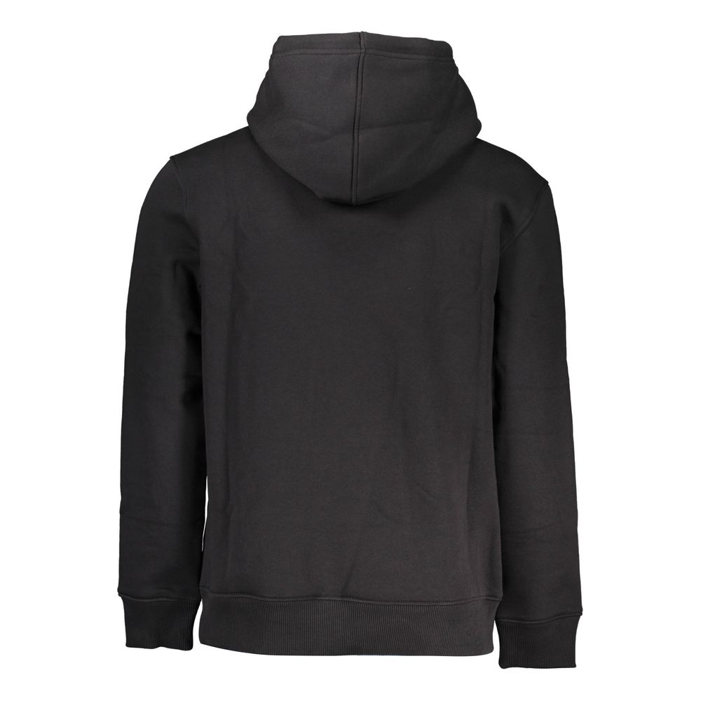 Calvin Klein Black Cotton Men's Sweater Hoodie $234.00 Calvin Klein Luzworld