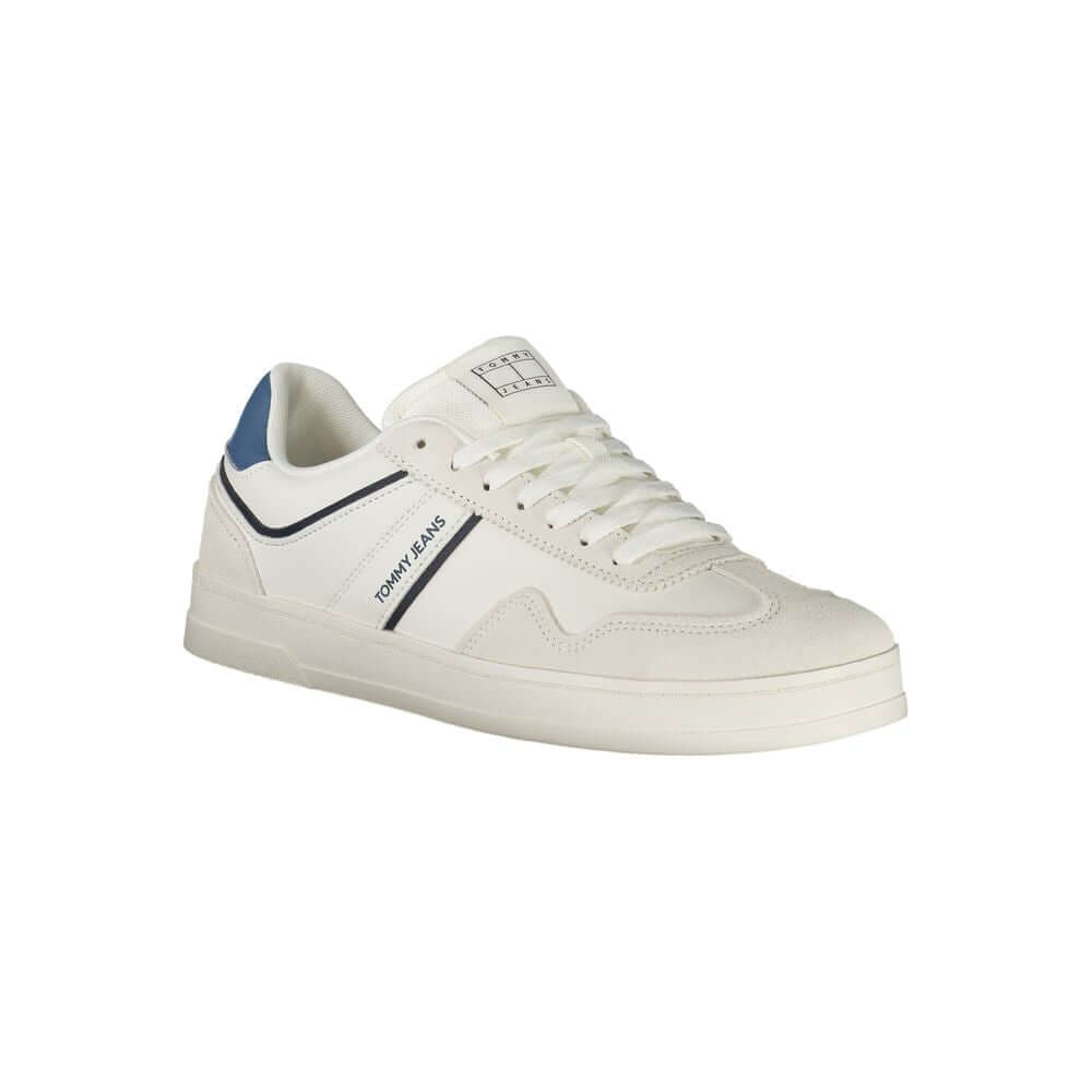 Tommy Hilfiger White Polyethylene Men Sneaker $259.00 Tommy Hilfiger Luzworld
