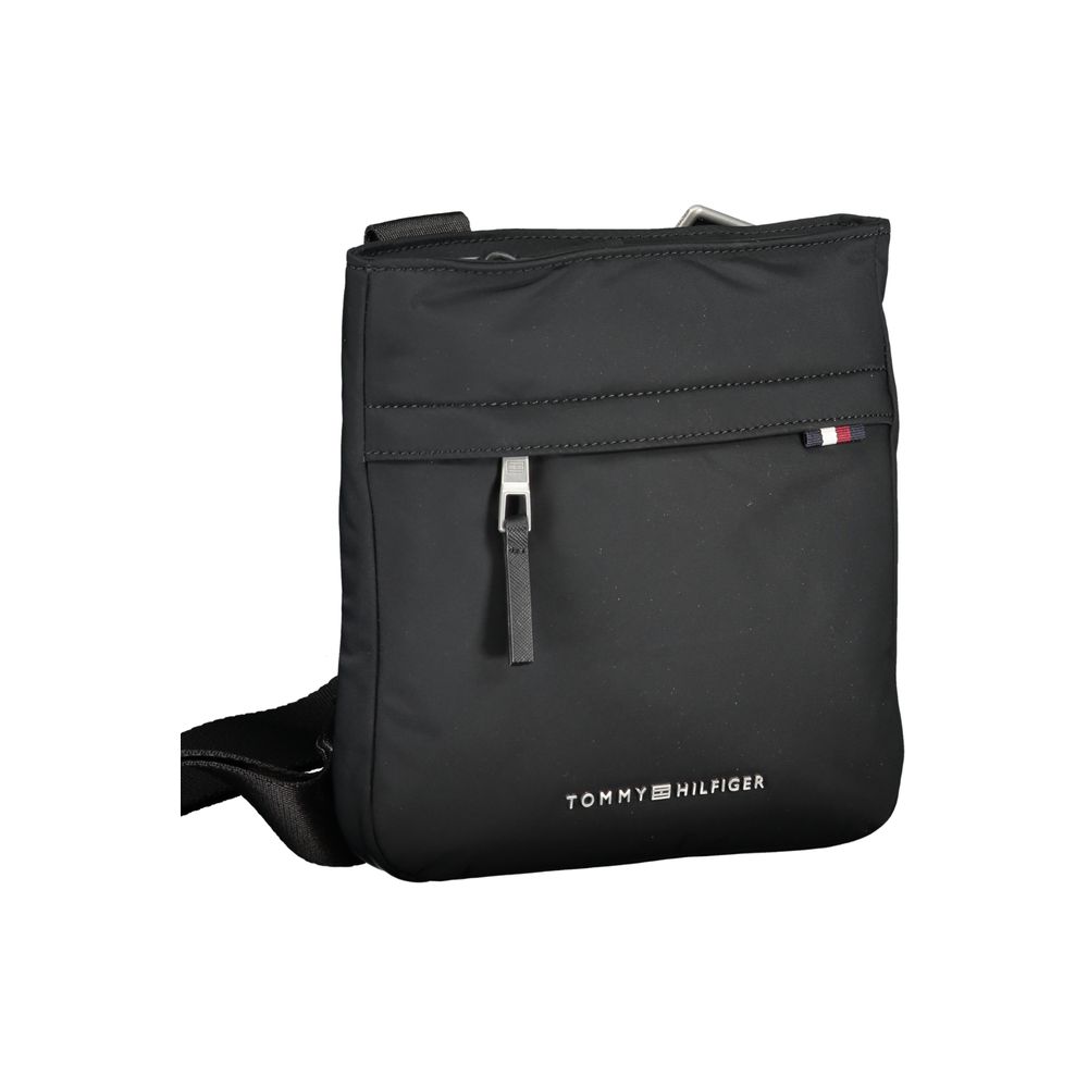 Tommy Hilfiger Black Polyester Shoulder Bag $222.00 Tommy Hilfiger Luzworld
