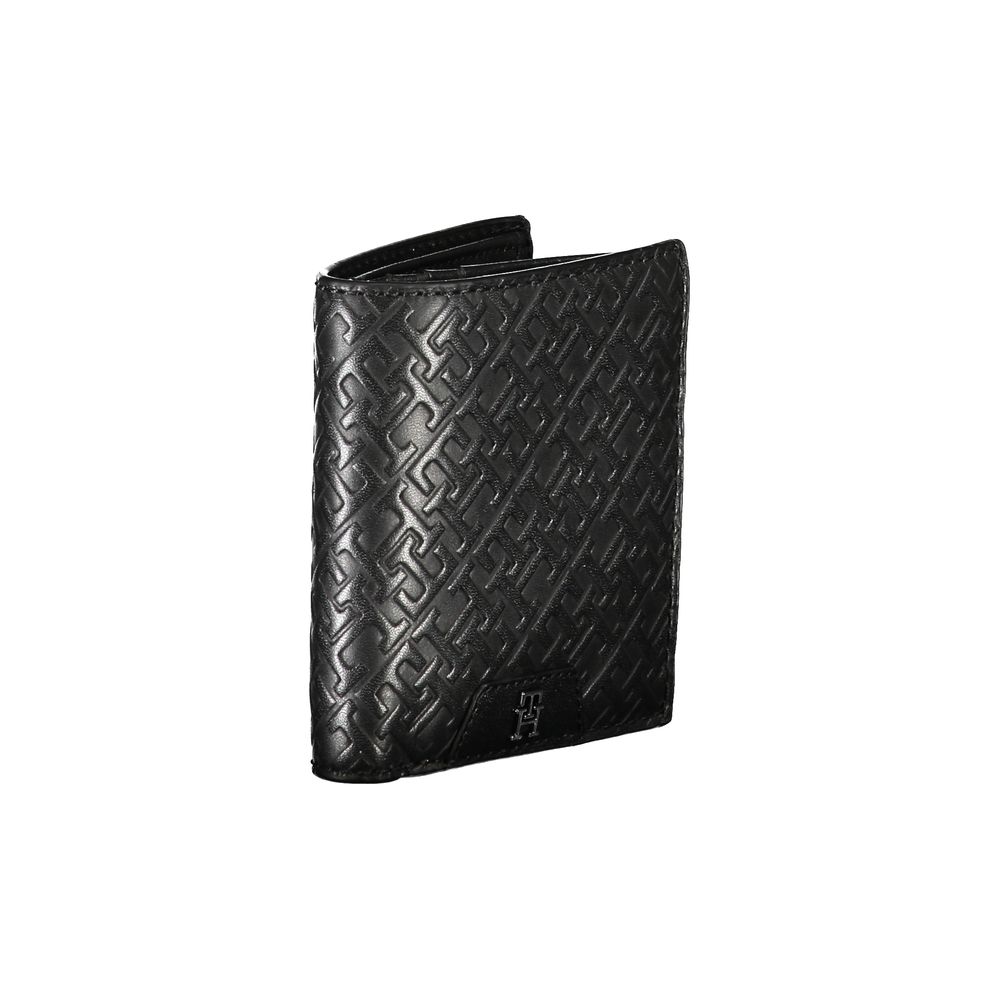 Tommy Hilfiger Sleek Black Leather Dual-Compartment Wallet $198.00 Tommy Hilfiger Luzworld