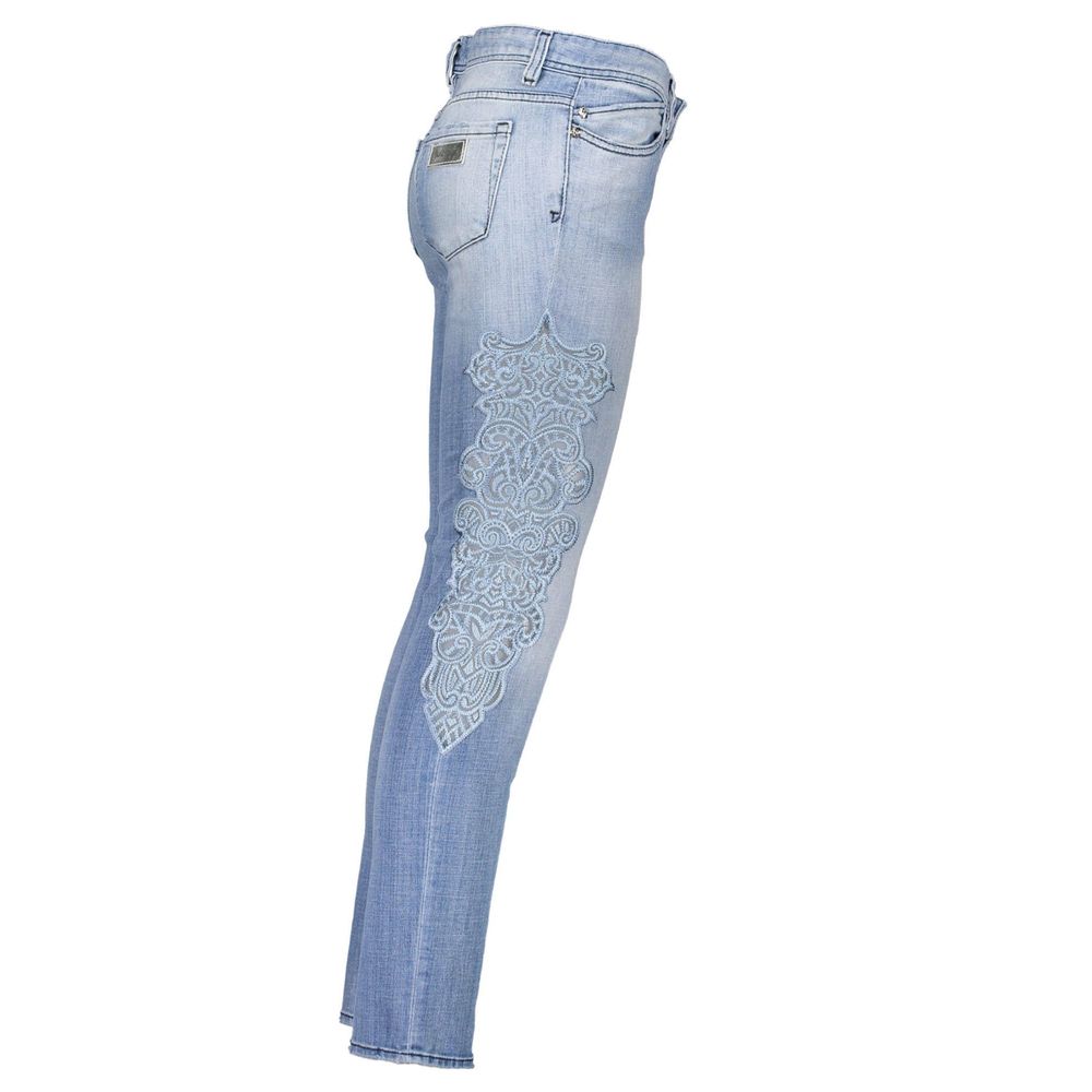 Just Cavalli Blue Cotton Women Jeans $1226.00 Just Cavalli Luzworld