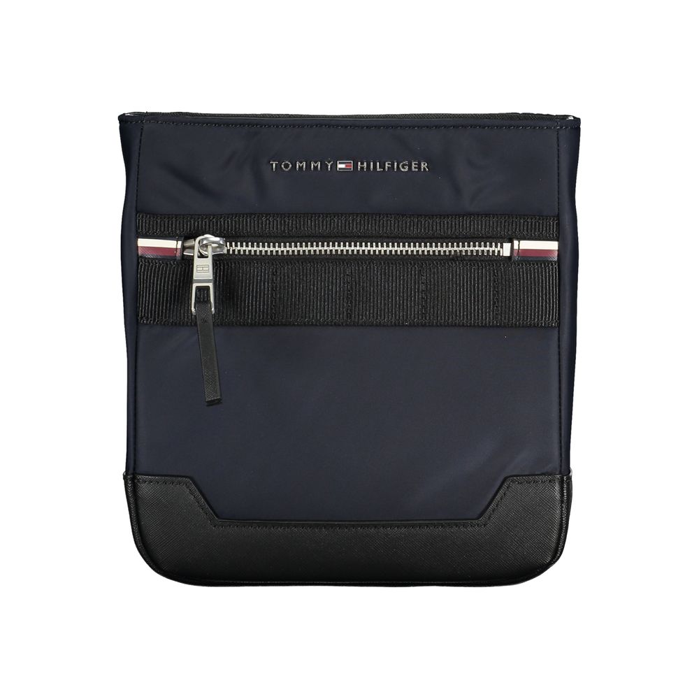 Tommy Hilfiger Sleek Blue Shoulder Bag with Contrasting Details $222.00 Tommy Hilfiger Luzworld