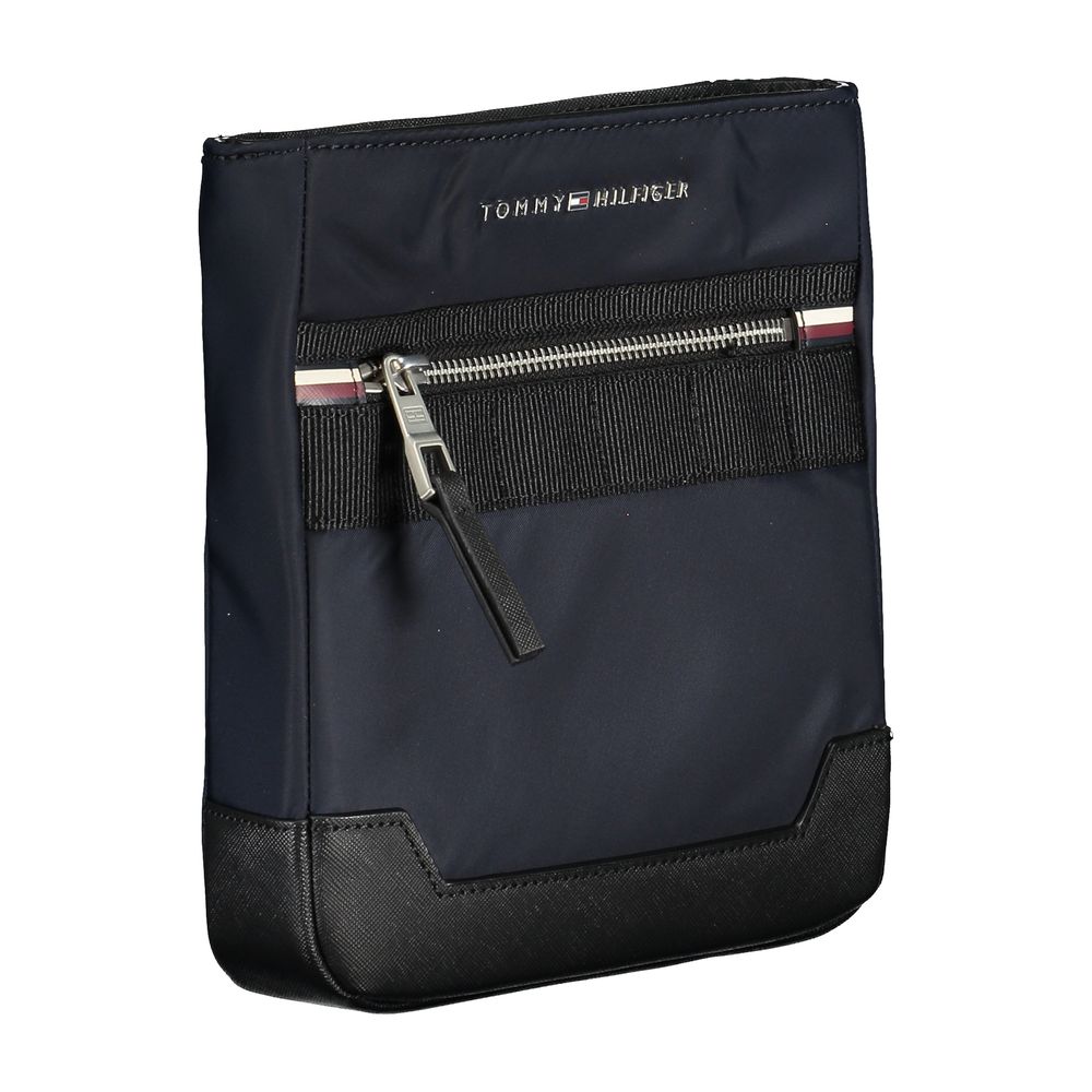 Tommy Hilfiger Sleek Blue Shoulder Bag with Contrasting Details $222.00 Tommy Hilfiger Luzworld