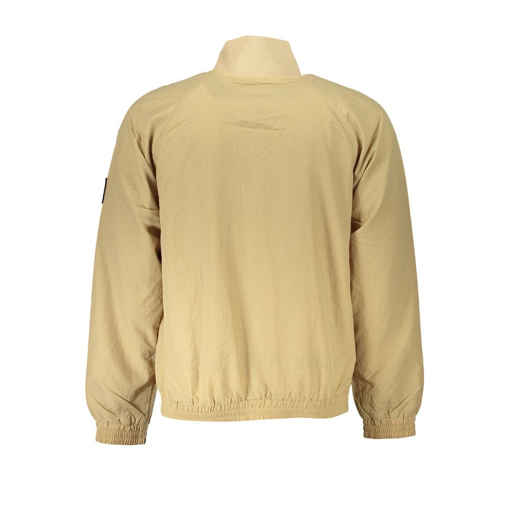 Calvin Klein Beige Polyamide Men Jacket $296.00 Calvin Klein Luzworld