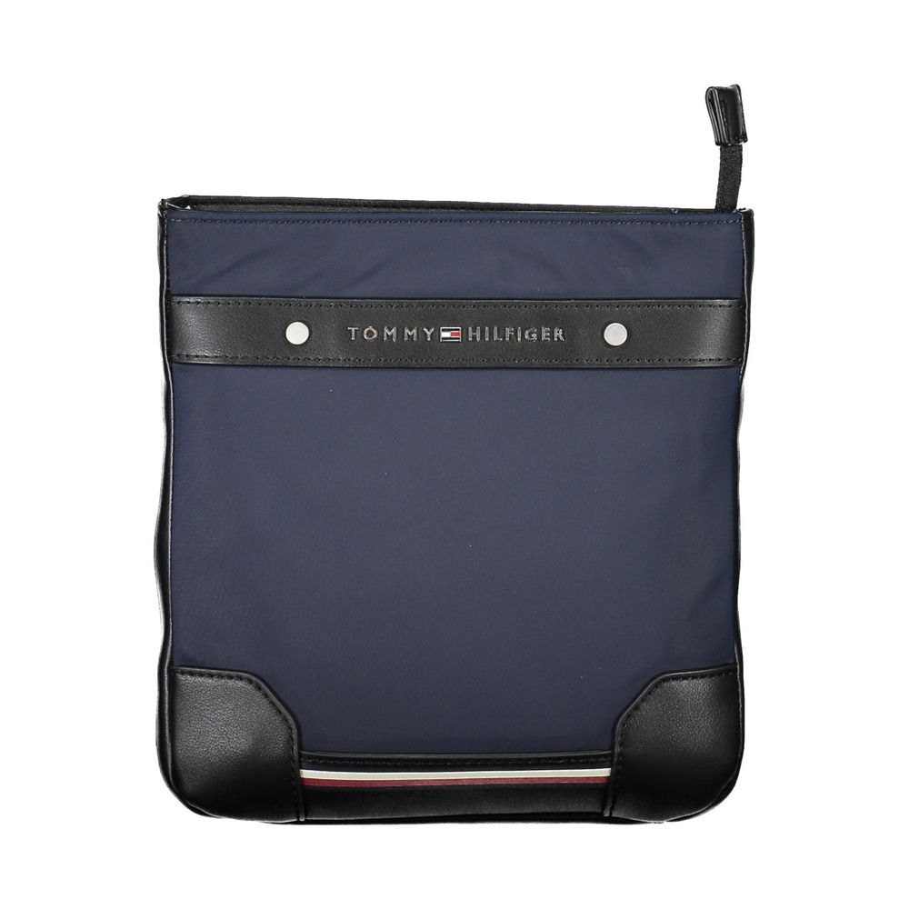 Tommy Hilfiger Blue Polyester Men Shoulder Bag $221.00 Tommy Hilfiger Luzworld