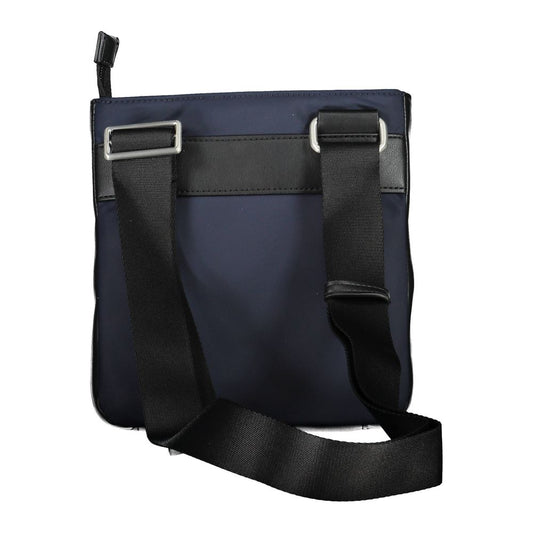 Tommy Hilfiger Blue Polyester Men Shoulder Bag $221.00 Tommy Hilfiger Luzworld