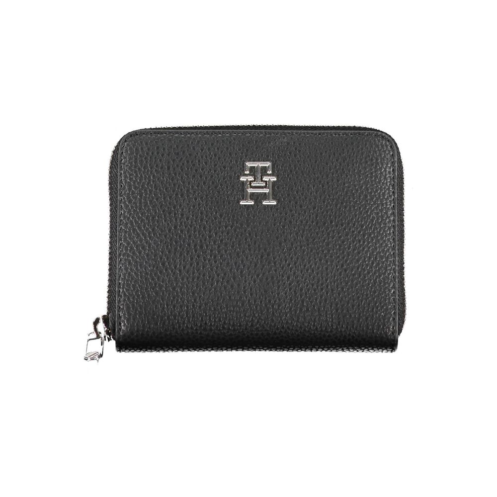 Tommy Hilfiger Black Polyethylene Women Wallet $181.00 Tommy Hilfiger Luzworld