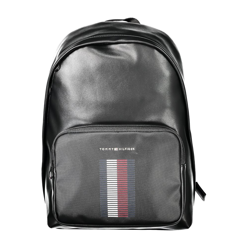 Tommy Hilfiger Black Polyethylene Men Backpack $294.00 Tommy Hilfiger Luzworld