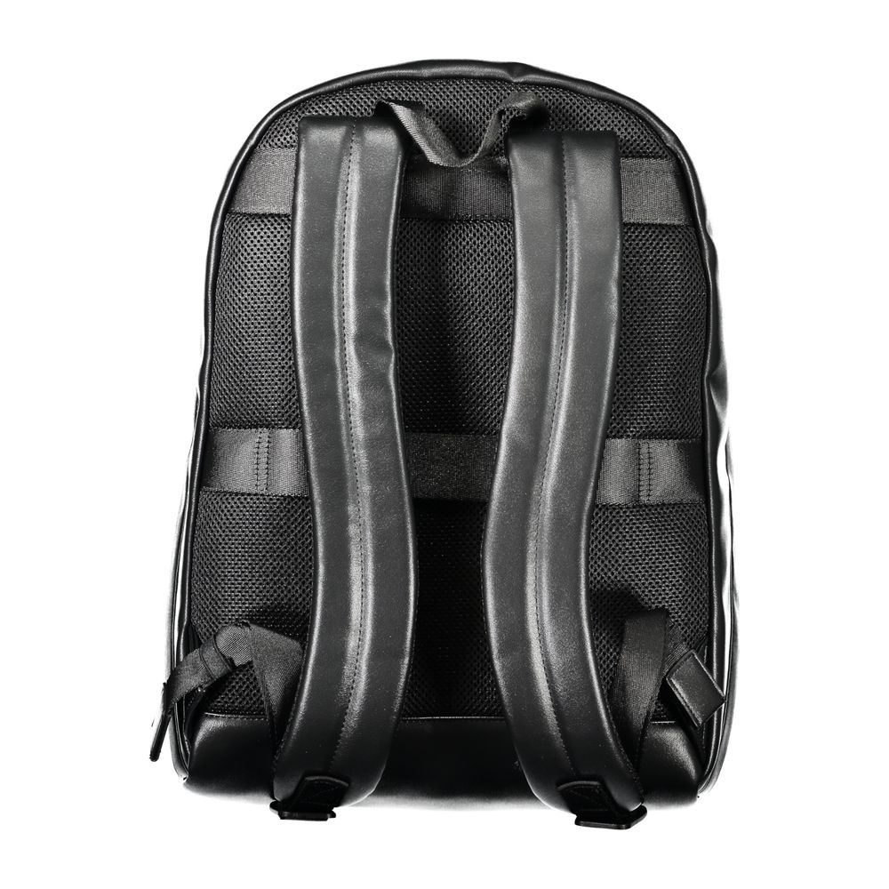 Tommy Hilfiger Black Polyethylene Men Backpack $294.00 Tommy Hilfiger Luzworld