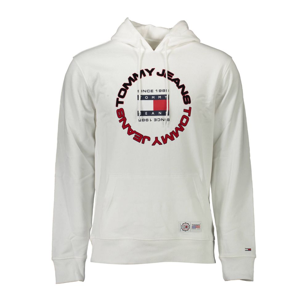 Tommy Hilfiger White Cotton Men Sweater $250.00 Tommy Hilfiger Luzworld