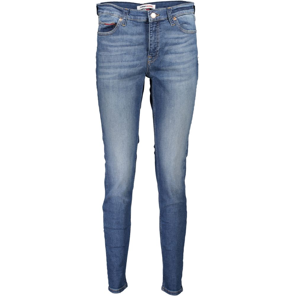 Tommy Hilfiger Blue Cotton Women Skinny Jean $250.00 Tommy Hilfiger Luzworld