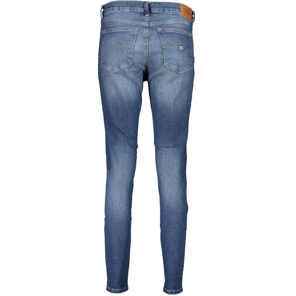 Tommy Hilfiger Blue Cotton Women Skinny Jean $250.00 Tommy Hilfiger Luzworld