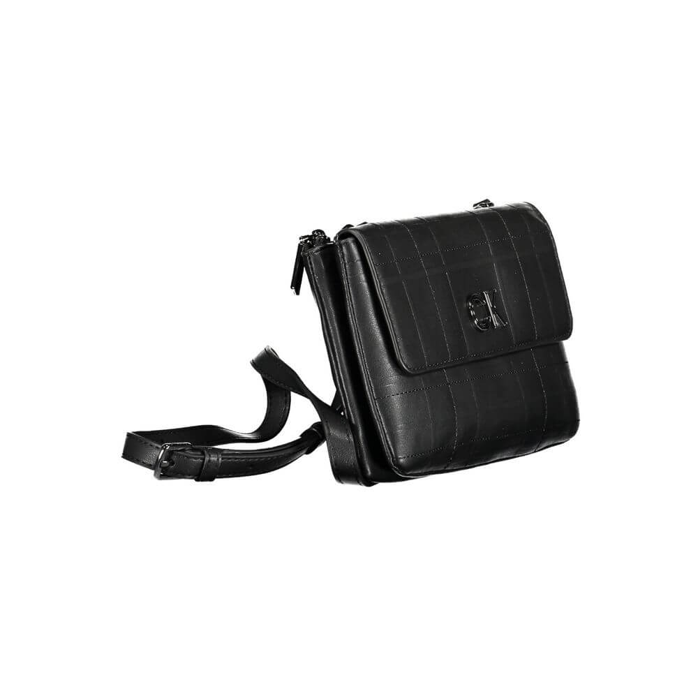 Calvin Klein Black Polyester Women Handbag $254.00 Calvin Klein Luzworld
