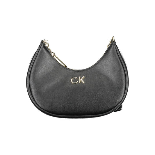 Calvin Klein Black Polyester Women Handbag $260.00 Calvin Klein Luzworld