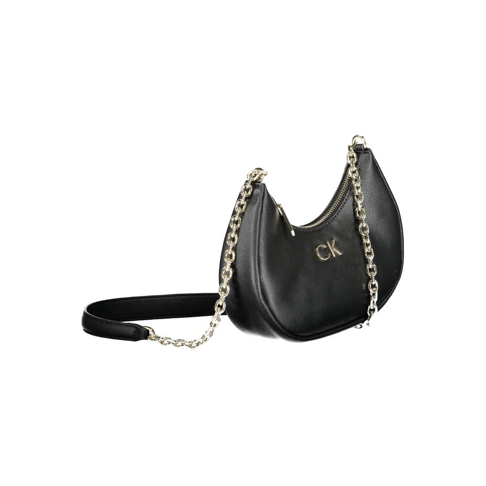 Calvin Klein Black Polyester Women Handbag $260.00 Calvin Klein Luzworld