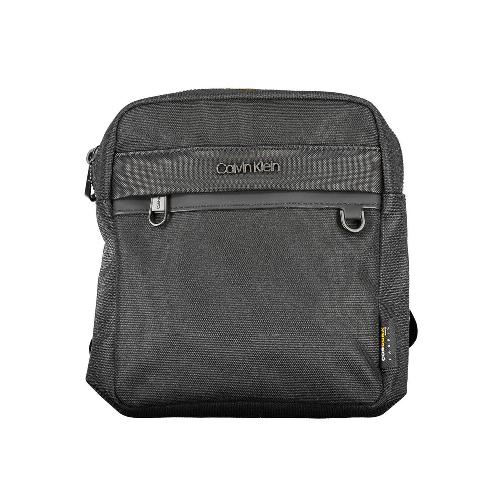 Calvin Klein Black Polyester Men Shoulder Bag $199.00 Calvin Klein Luzworld