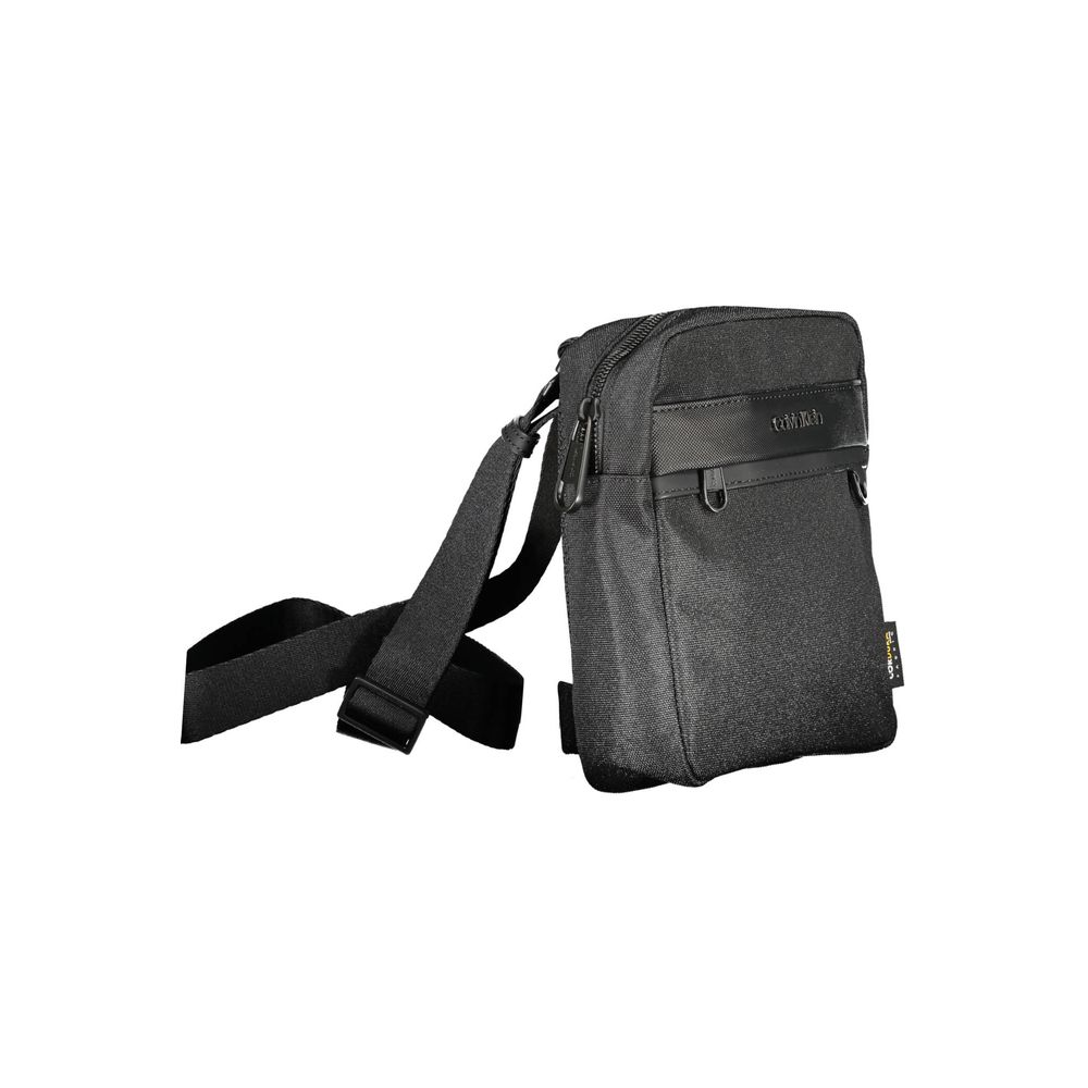 Calvin Klein Black Polyester Men Shoulder Bag $199.00 Calvin Klein Luzworld
