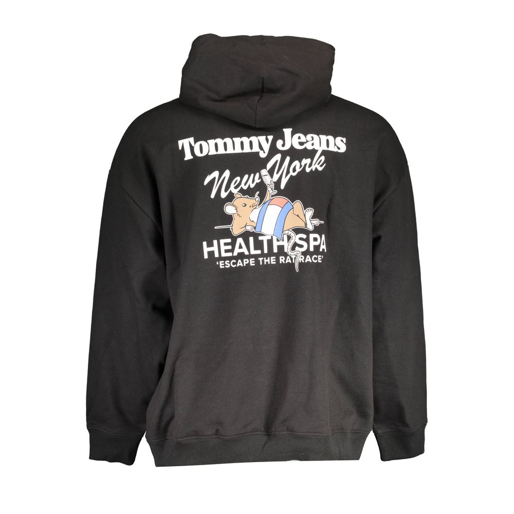 Tommy Hilfiger Black Cotton Men Sweater $245.00 Tommy Hilfiger Luzworld
