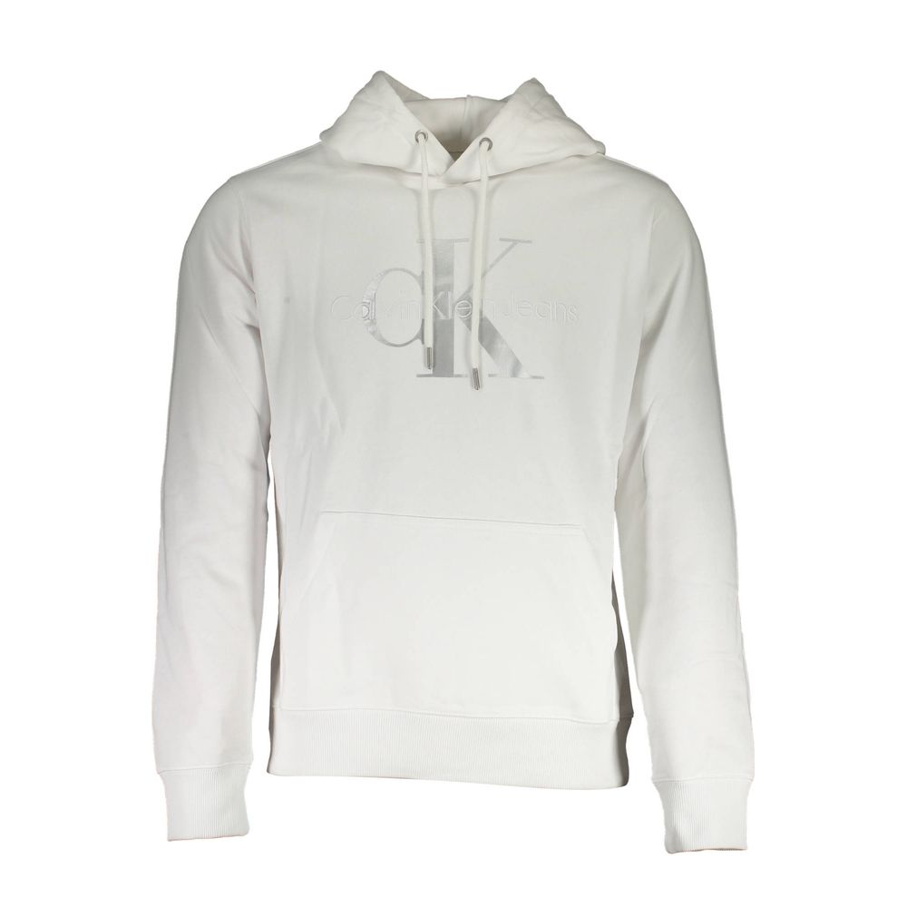 Calvin Klein White Cotton Men's Sweater $265.00 Calvin Klein Luzworld