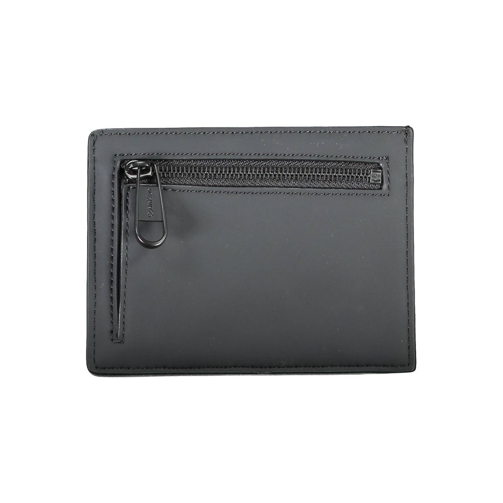 Calvin Klein Black Polyester Men Wallet $151.00 Calvin Klein Luzworld