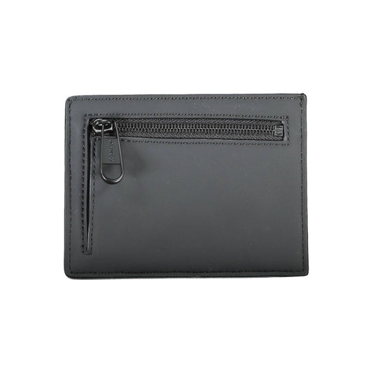 Calvin Klein Black Polyester Men Wallet $151.00 Calvin Klein Luzworld