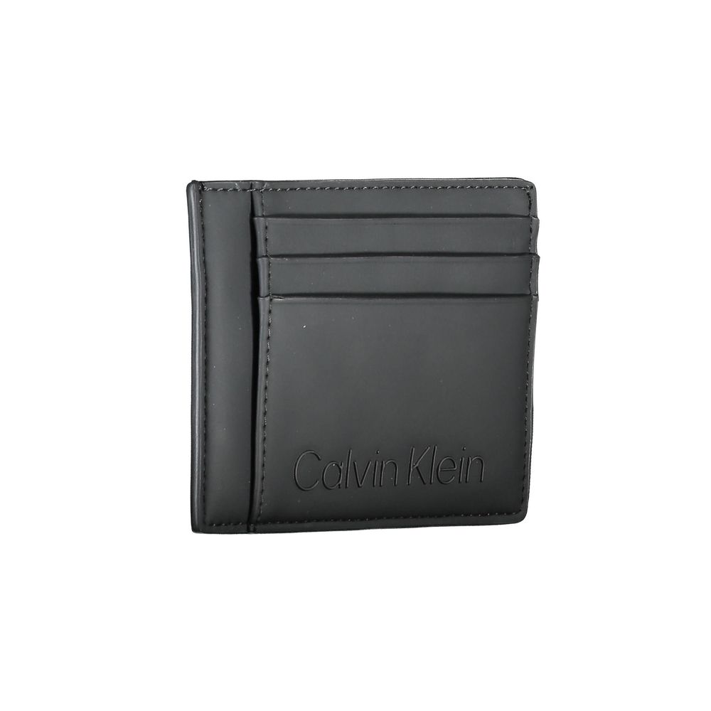 Calvin Klein Black Polyester Men Wallet $151.00 Calvin Klein Luzworld