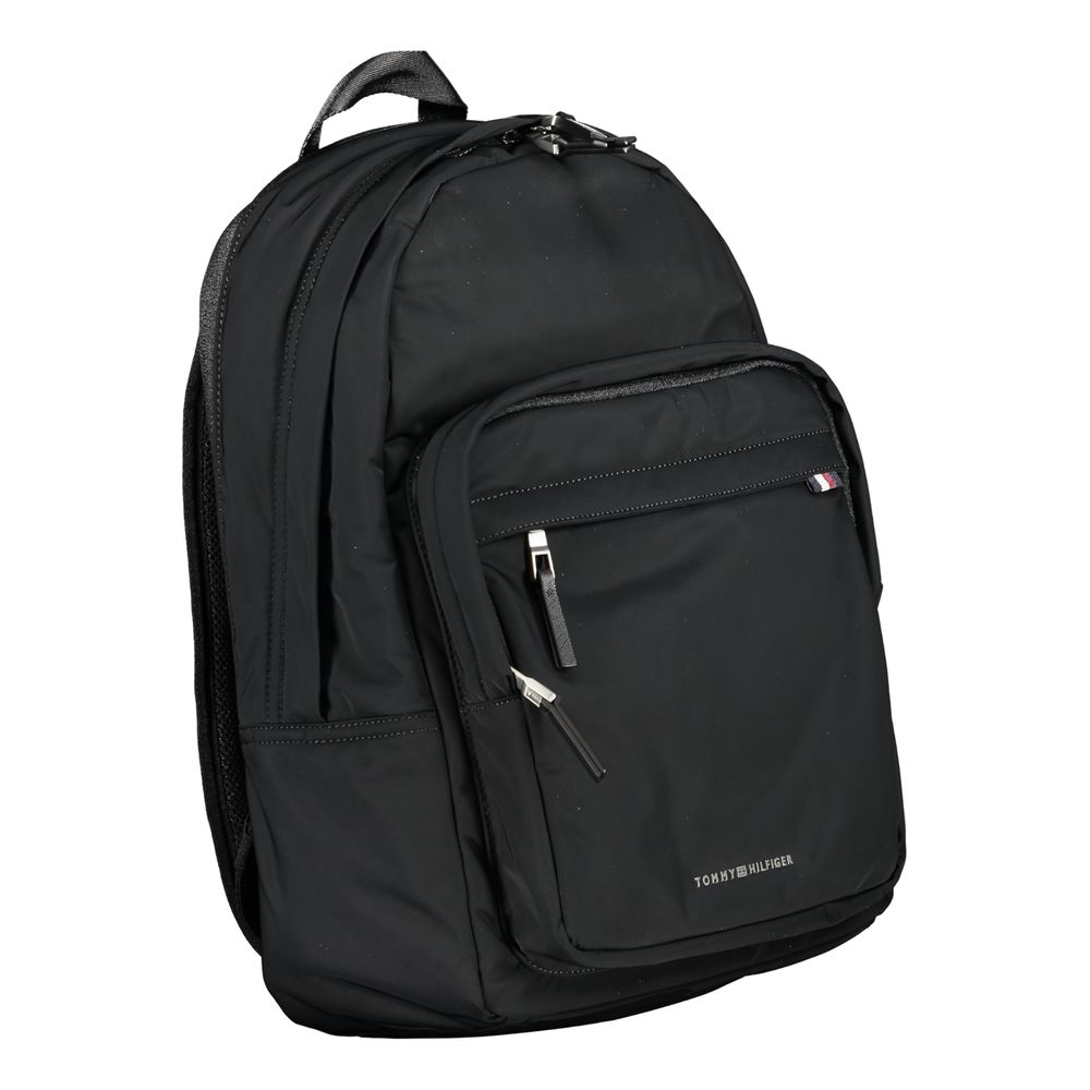 Tommy Hilfiger Black Polyester Backpack $521.00 Tommy Hilfiger Luzworld