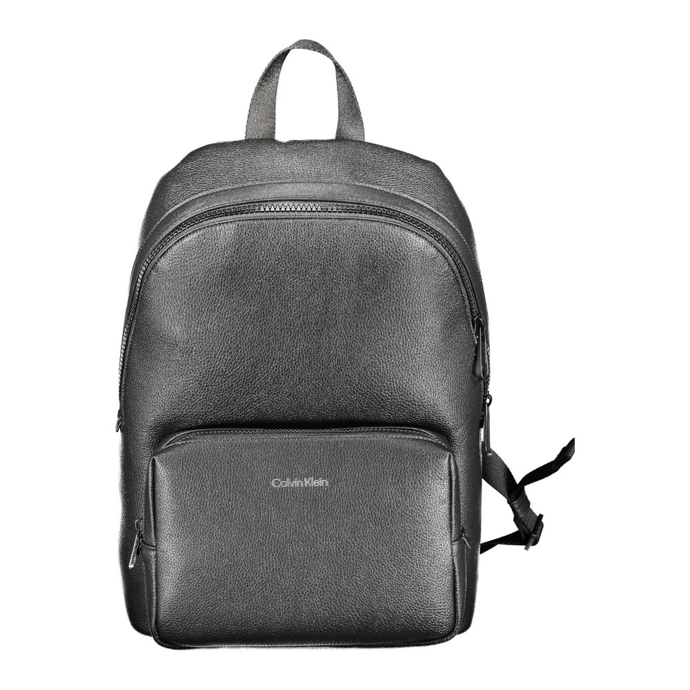 Calvin Klein Black Polyethylene Men Backpack $294.00 Calvin Klein Luzworld
