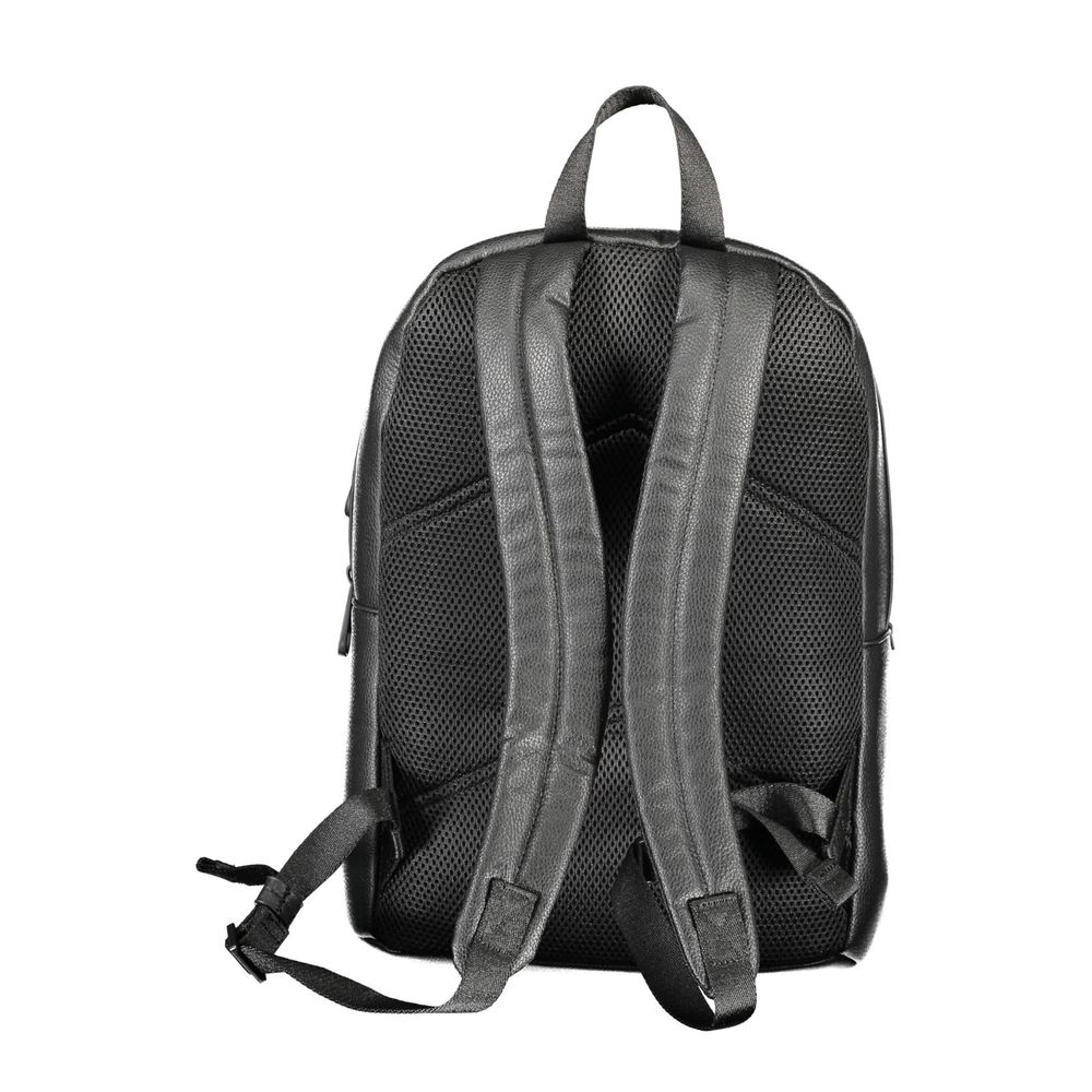 Calvin Klein Black Polyethylene Men Backpack $294.00 Calvin Klein Luzworld
