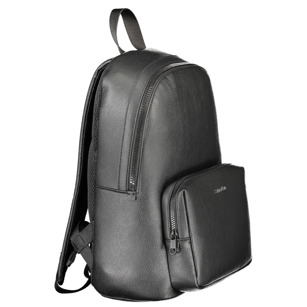 Calvin Klein Black Polyethylene Men Backpack $294.00 Calvin Klein Luzworld