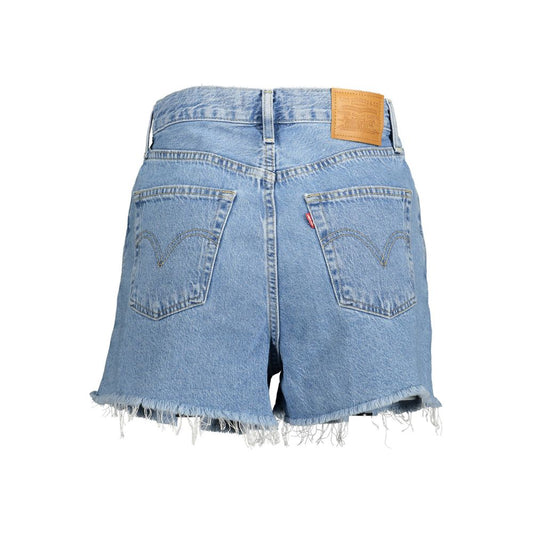 Levi's Blue Cotton Women Shorts $177.00 Levi's Luzworld