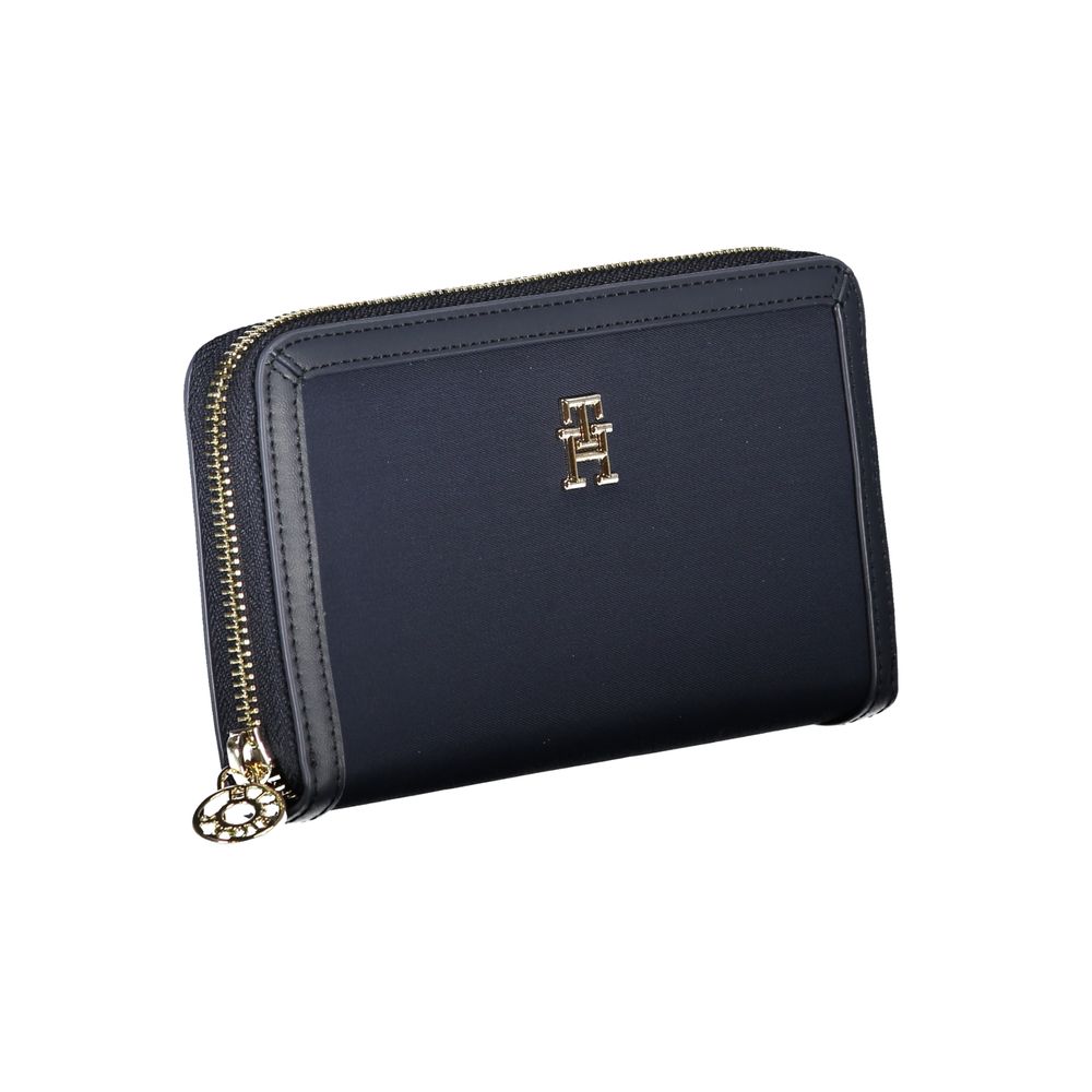 Tommy Hilfiger Chic Sustainable Blue Wallet with Secure Zip $182.00 Tommy Hilfiger Luzworld