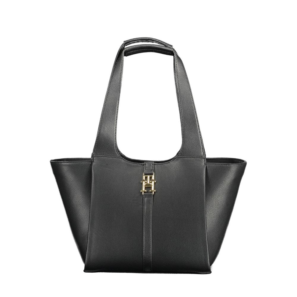 Tommy Hilfiger Black Polyethylene Women Handbag $560.00 Tommy Hilfiger Luzworld