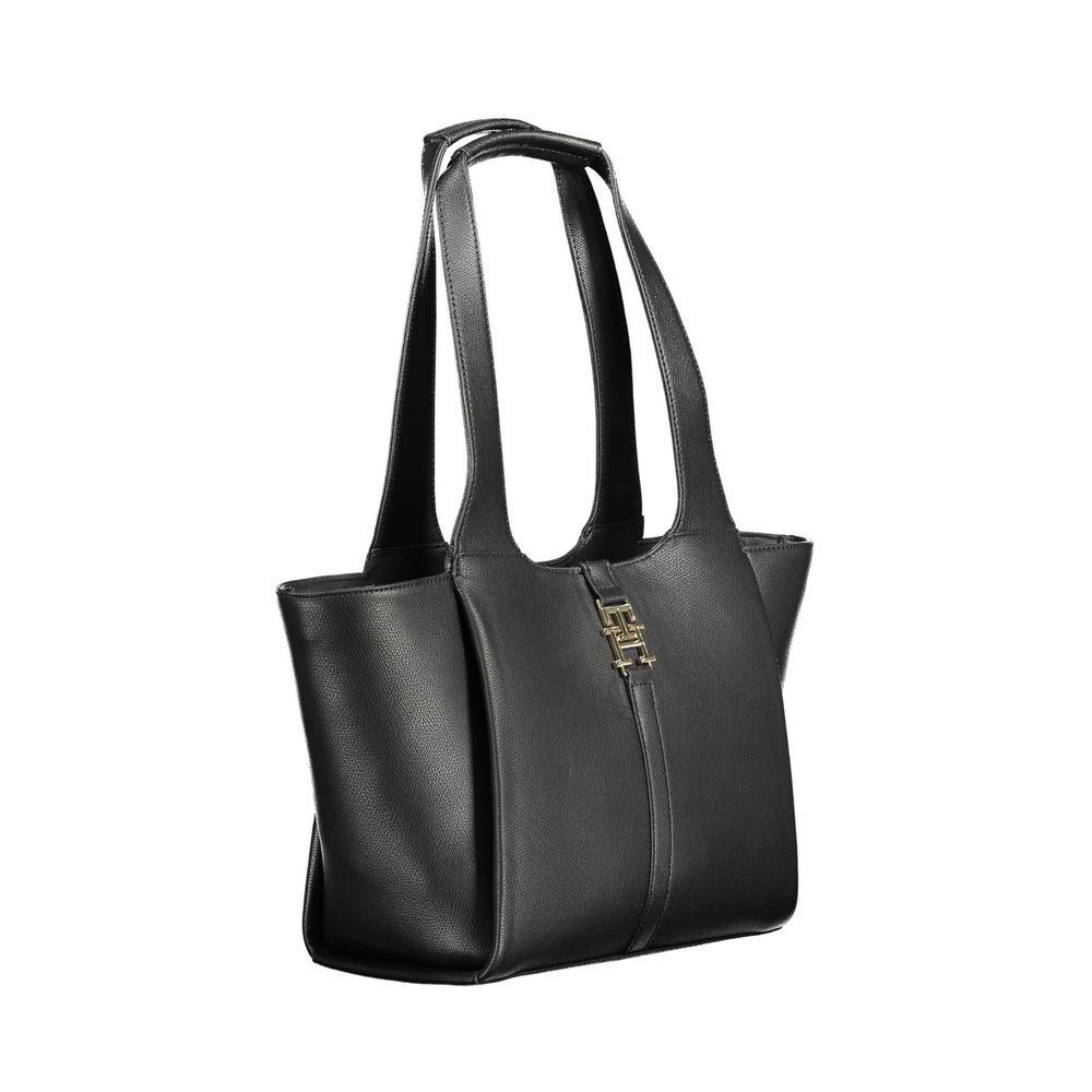 Tommy Hilfiger Black Polyethylene Women Handbag $560.00 Tommy Hilfiger Luzworld