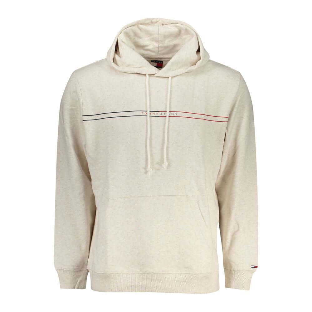 Tommy Hilfiger Beige Cotton Men Sweater $221.00 Tommy Hilfiger Luzworld